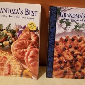 Two Cookbooks From Grandma's Collection: Grandma's Best & Grandma's Touch.